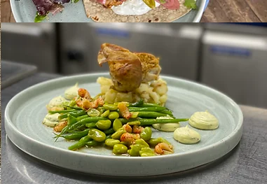 Seasonal pub dish at The Pelham Arms