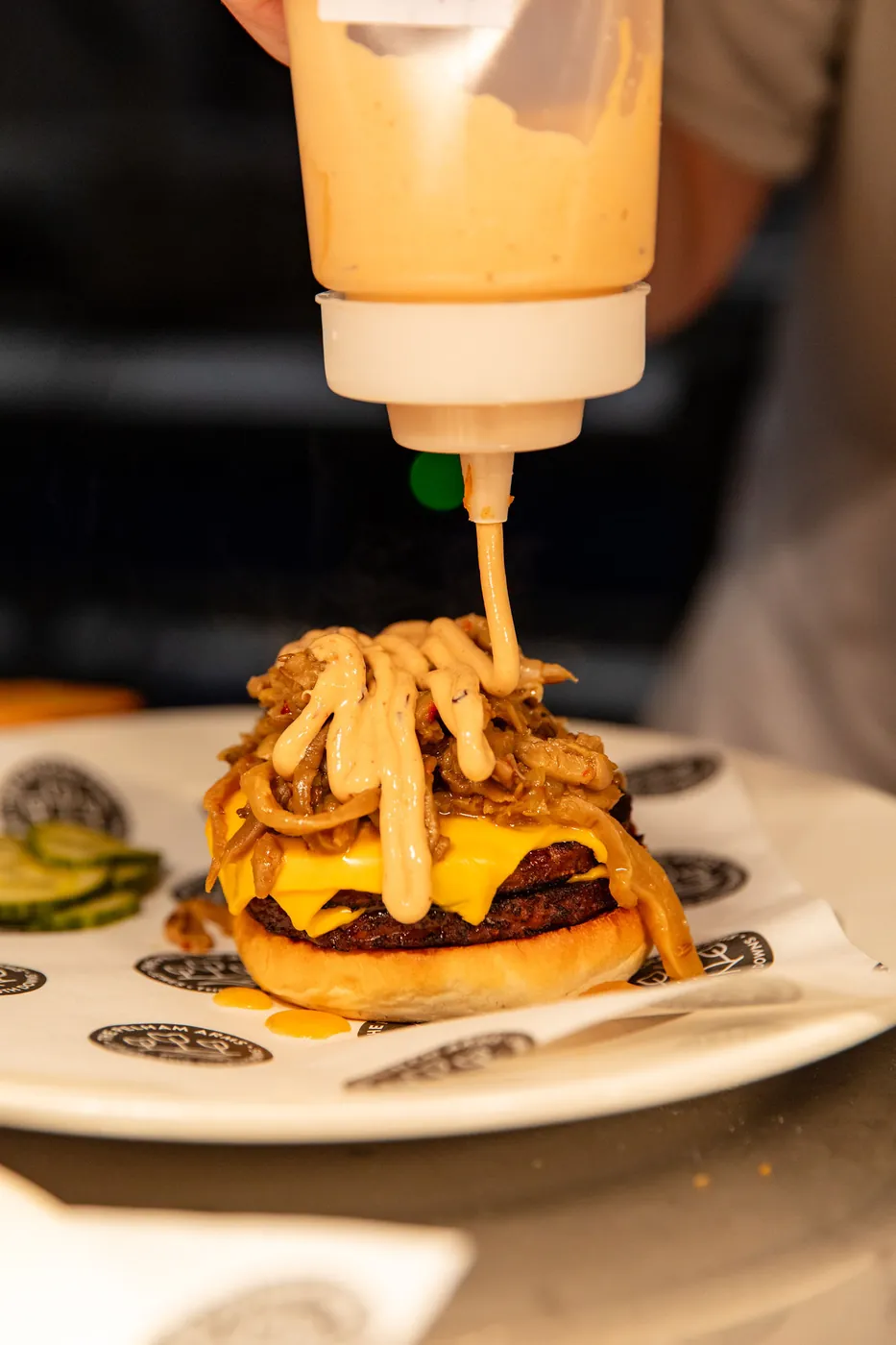 Baja-inspired burger at The Pelham Arms